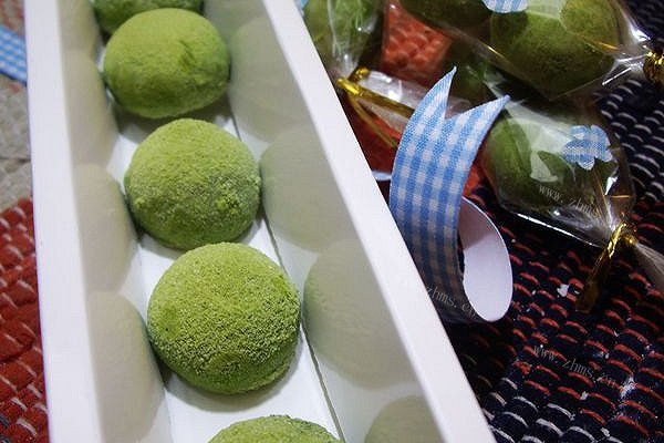 奶油抹茶球