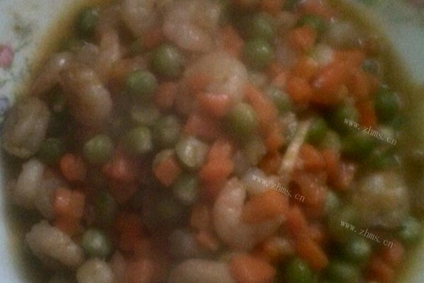 青豆炒虾仁