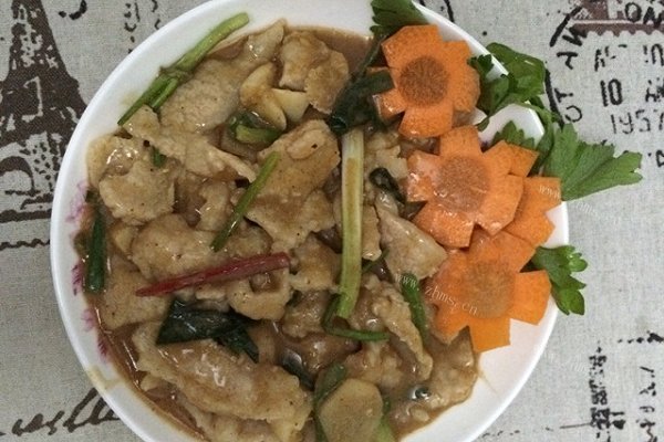 自制沙茶猪颈肉