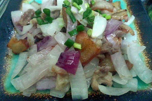 洋葱炒肉片