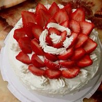 自制草莓生日蛋糕