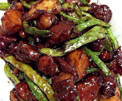 豆角烧肉