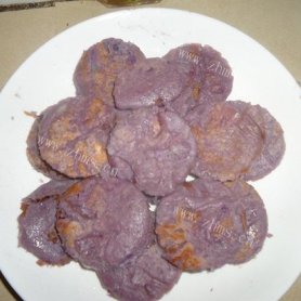 家常紫薯煎饼