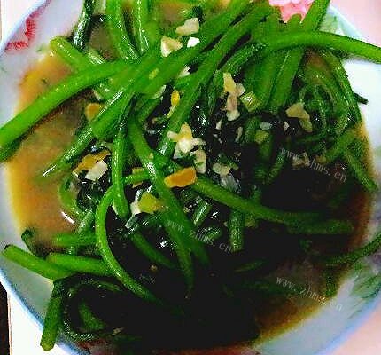 咸蛋黄茼蒿