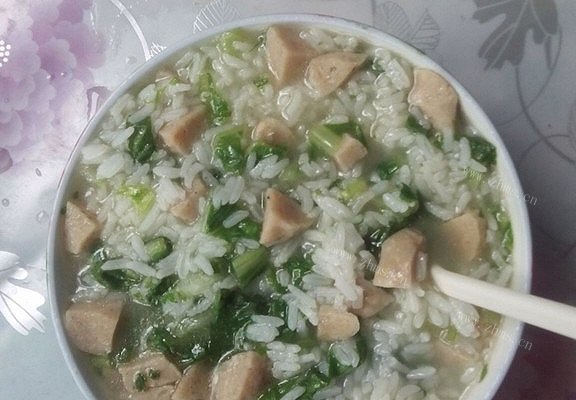 简单的菜泡饭