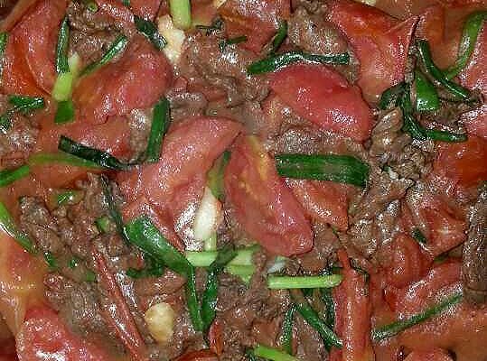 番茄炒牛肉