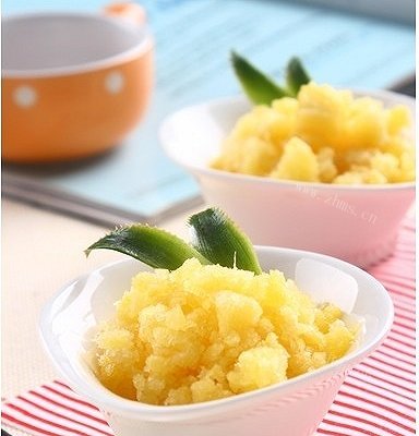 养颜瘦身：菠萝沙冰