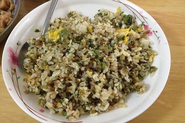饺子馅儿炒饭