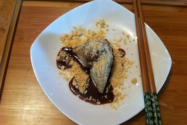 绿豆葡萄干粽子