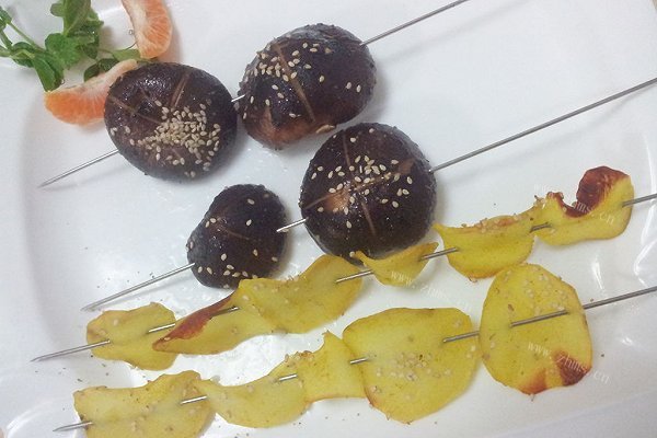 烤蘑菇