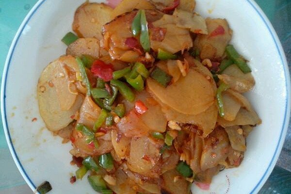 家常炒土豆片