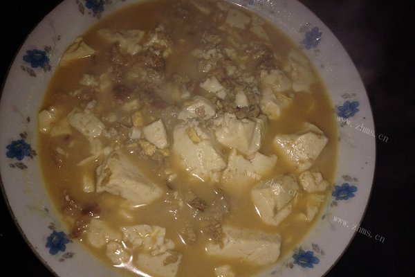 狮子头版肉末豆腐