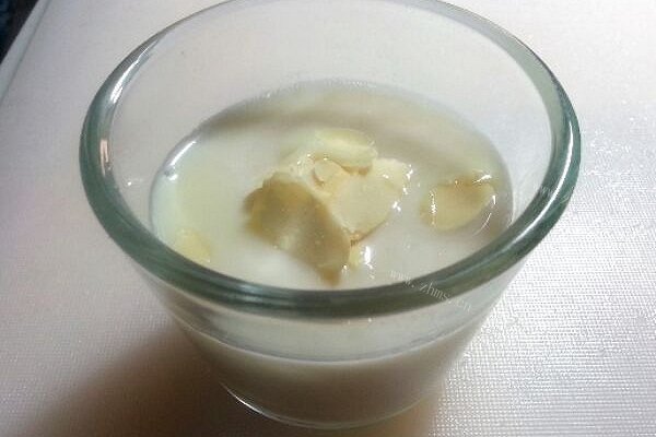 宿舍料理之超简便杏仁豆腐