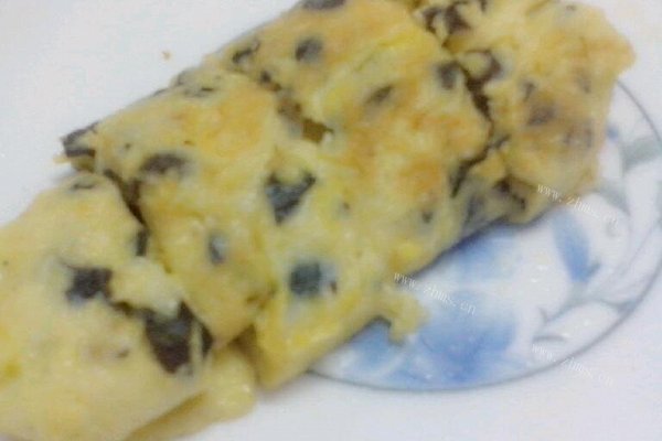 鸡蛋木耳饼