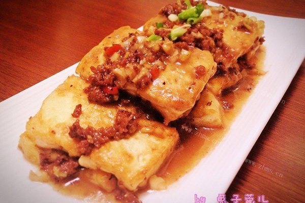 家常黑椒牛肉豆腐