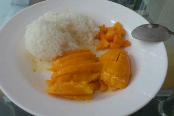 椰汁芒果饭