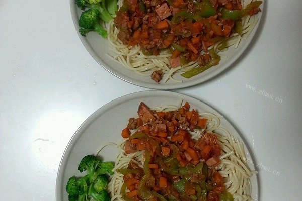 自制少油肉酱意大利面