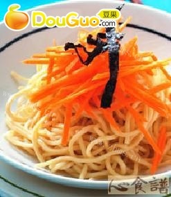 特色栗子酱凉面