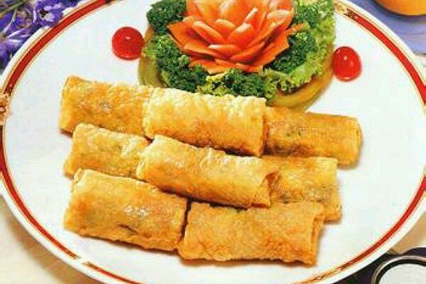 自制炸春卷
