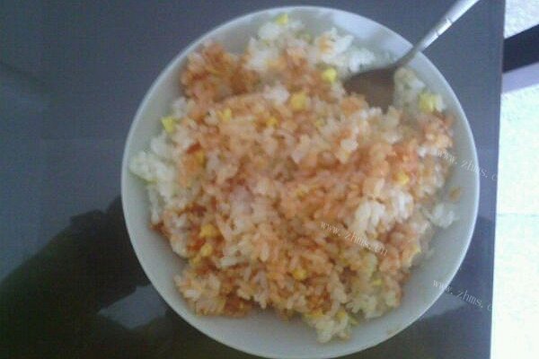 家庭版番茄蛋炒饭