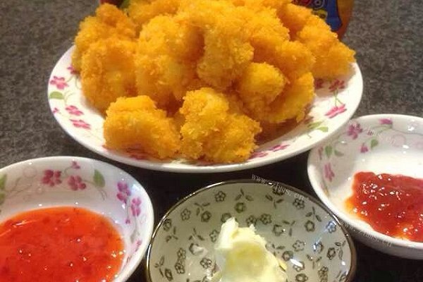 自制黄金虾球