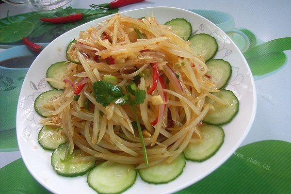 家常凉拌土豆丝