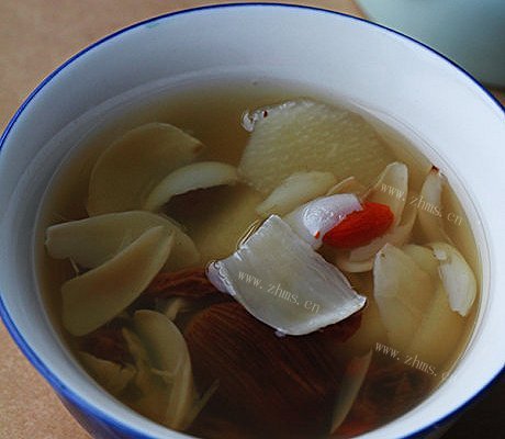 百合山药茶