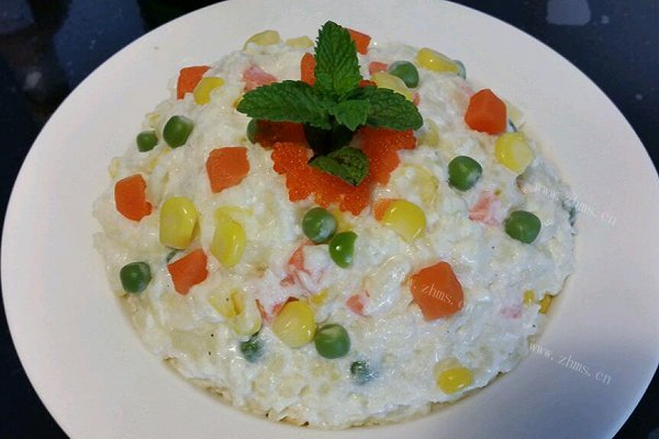 土豆蟹籽沙拉