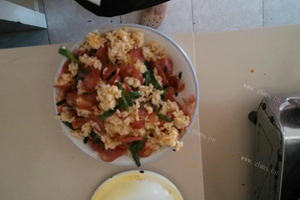 广式香肠炒饭