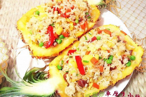 酸甜可口-腊肠菠萝饭