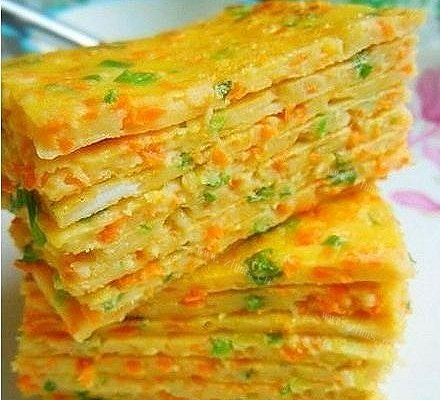 自制胡萝卜鸡蛋饼