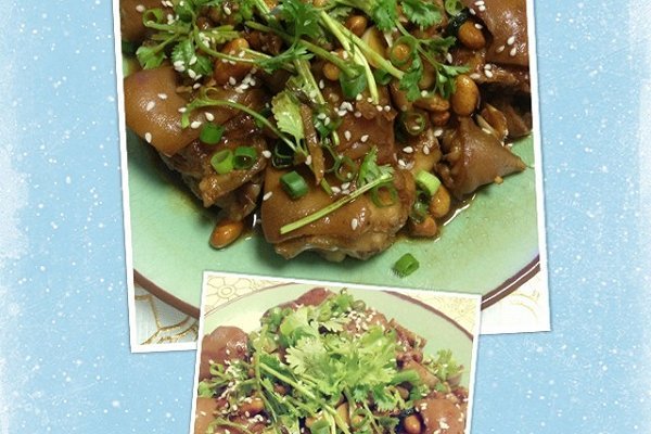 家常黄豆烧猪蹄