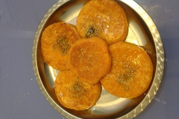 巧克力馅南瓜饼