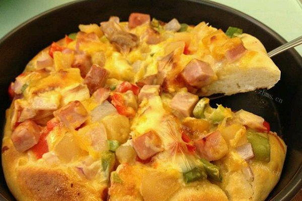自制千岛杂锦PIZZA