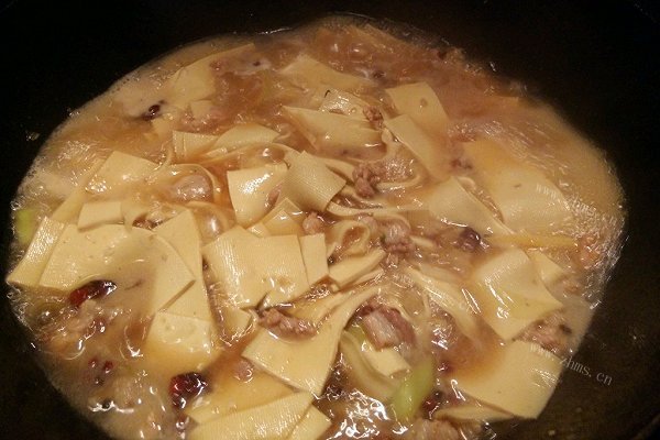 红烧豆腐皮
