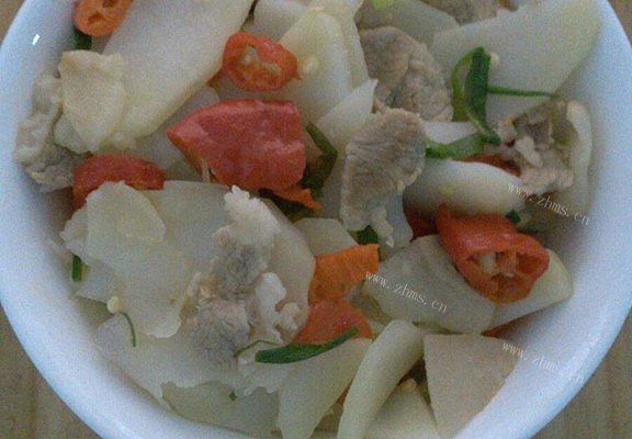 土豆炒肉片