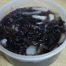 减肥菜谱～紫菜山药汤（酸甜口）