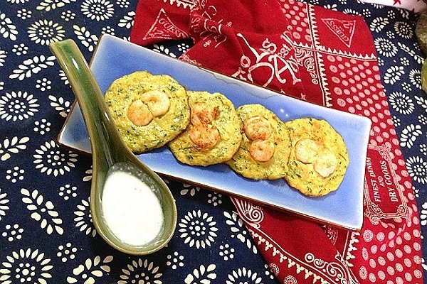 清香鲜虾饼