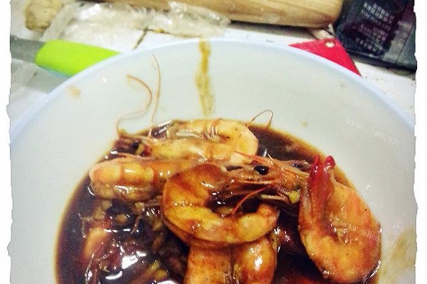 美味茄汁焖虾