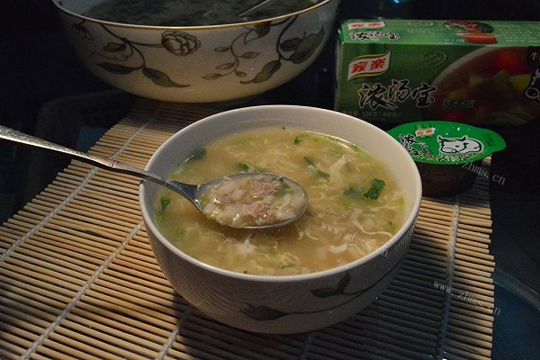 自制不用慢炖的浓汤@牛肉菌羹