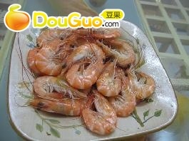 美味白灼虾