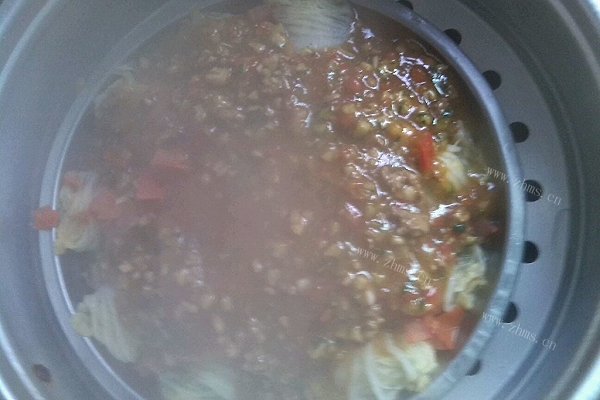 爽口白菜瘦肉卷
