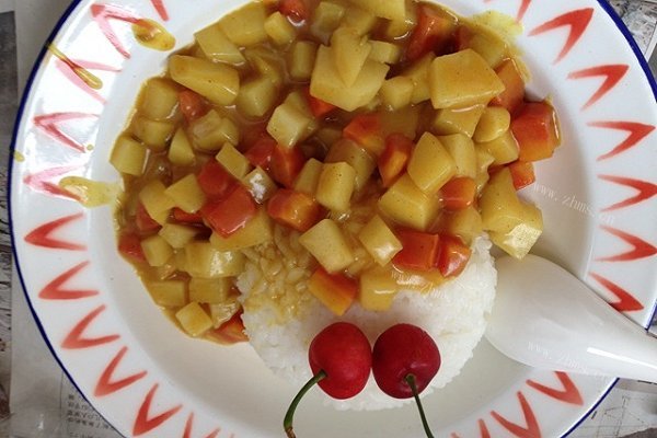 自制土豆咖喱饭
