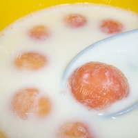 营养的木瓜炖牛奶
