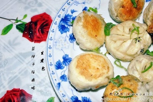 好吃的蓝胖子生煎包
