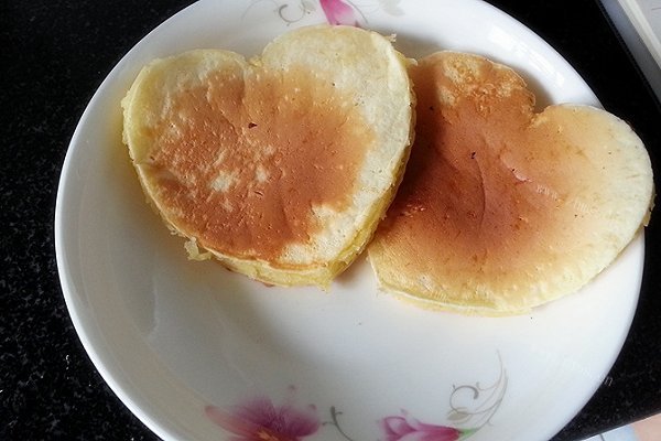 自制爱心松饼