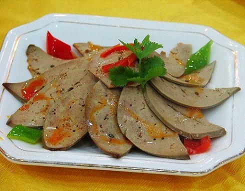好吃的凉拌猪肝