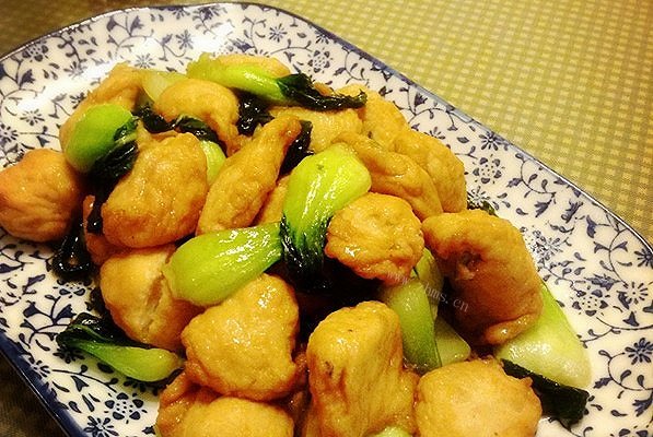 10分钟懒人菜 蚝油鱼面筋