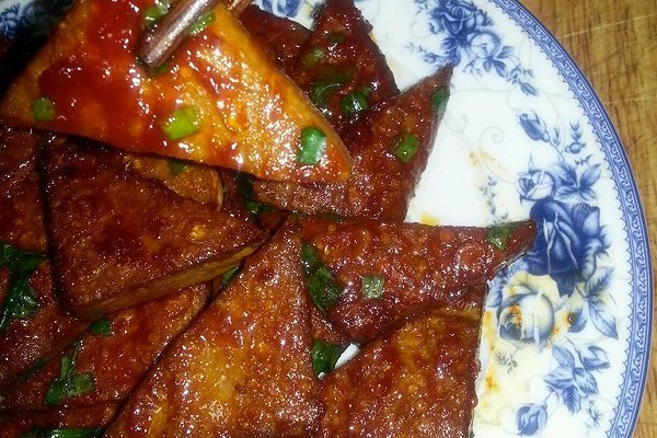 韩式辣酱煎豆干