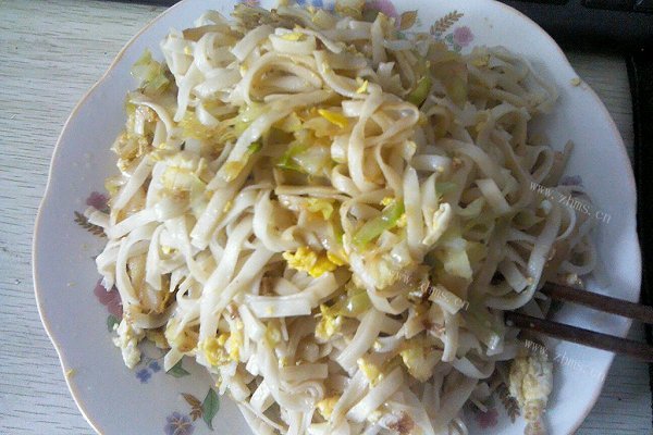 简单素炒蔬菜挂面